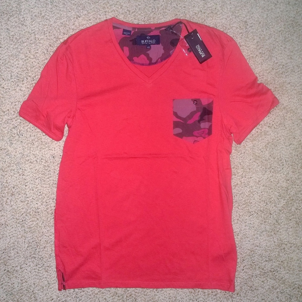 Men's BUFFALO by DAVID BITTON V-Neck Tee-Shirt